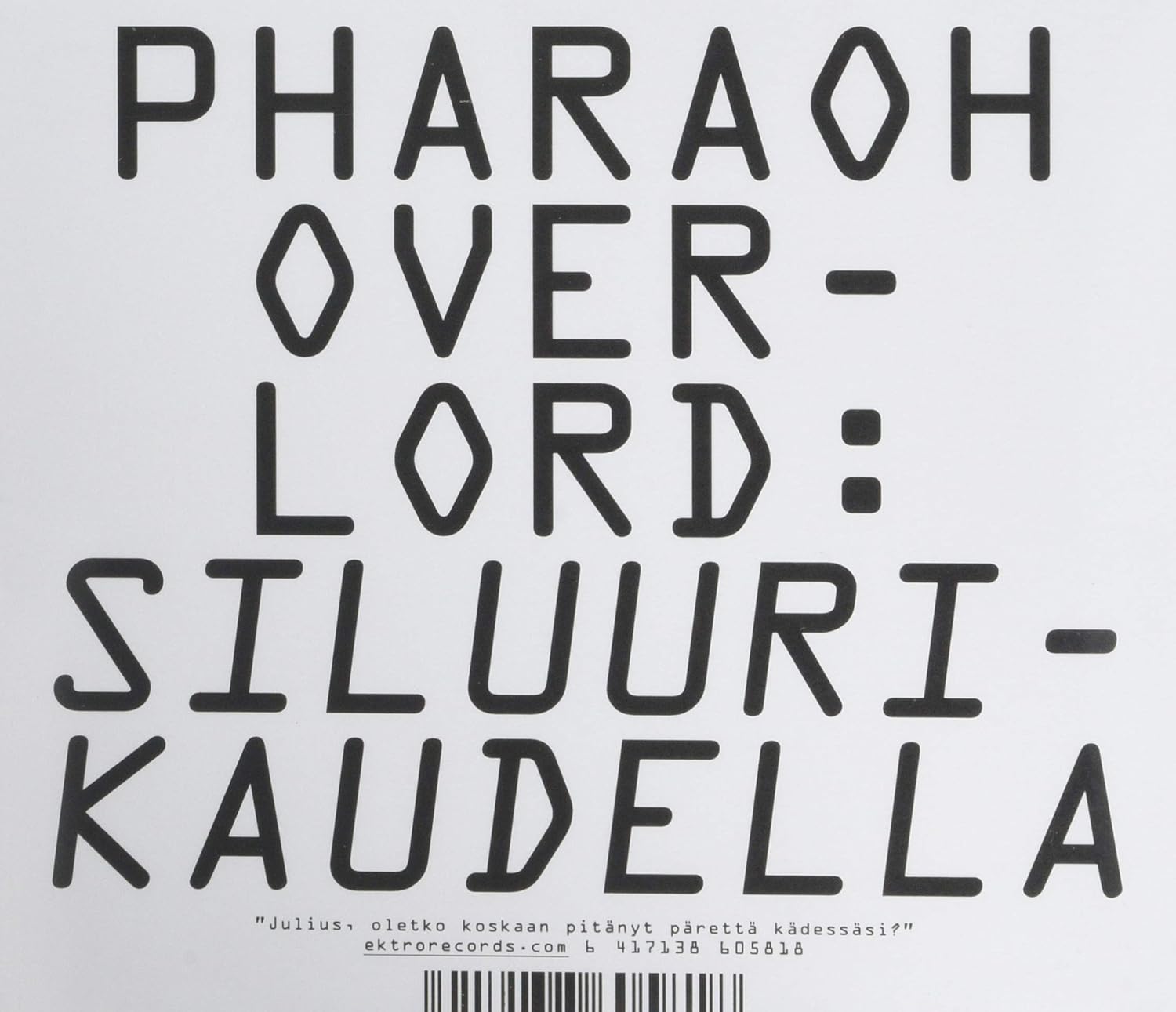 Pharaoh Overlord - Siluurikaudella (Cd)