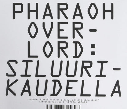 Pharaoh Overlord - Siluurikaudella (Cd)