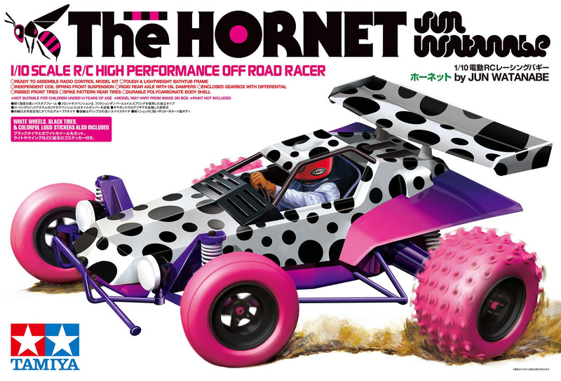 TAMIYA 58527 1:10 RC The Hornet by Jun Watanabe - Remote Controlled Car, Vehicle, Model Building, Assembly, Hobby, RC Kit, RC Buggy, Remote Controlled Car