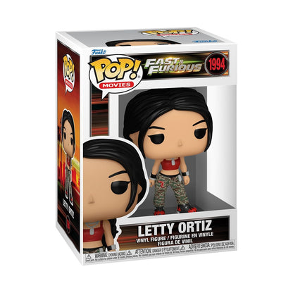 Funko POP! Movies:Fast & Furious - Letty Ortiz - Sammelbare Vinylfigur - Geschenkidee - Offizielles Merchandise - Spielzeug für Kinder & Erwachsene - Modellfigur für Sammler und zur Ausstellung