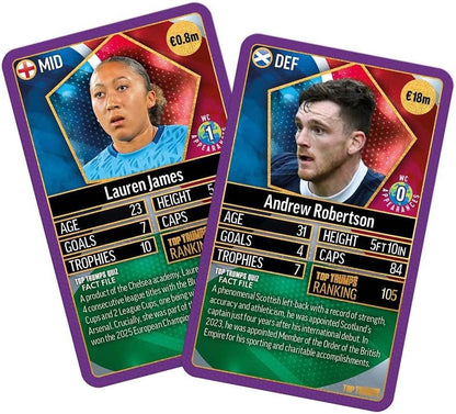 Top Trumps World Football Stars Top 200 Card Game – Chrome Purple Pack