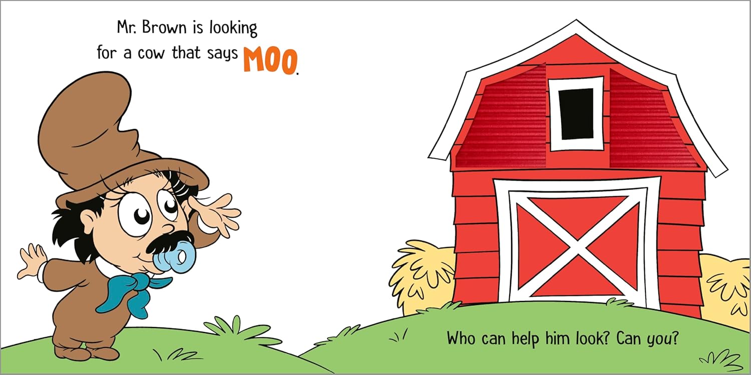 Mr. Brown on the Farm With Dr. Seuss Babies: A Touch and Feel Board Book (Dr. Seuss Babies Board Books