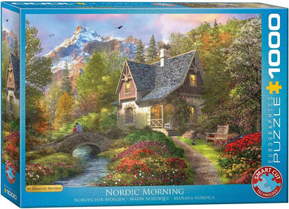 EuroGraphics 15.240–2.453,6 cm Nordic Morning Puzzle (1000 Teile), 6000-0966