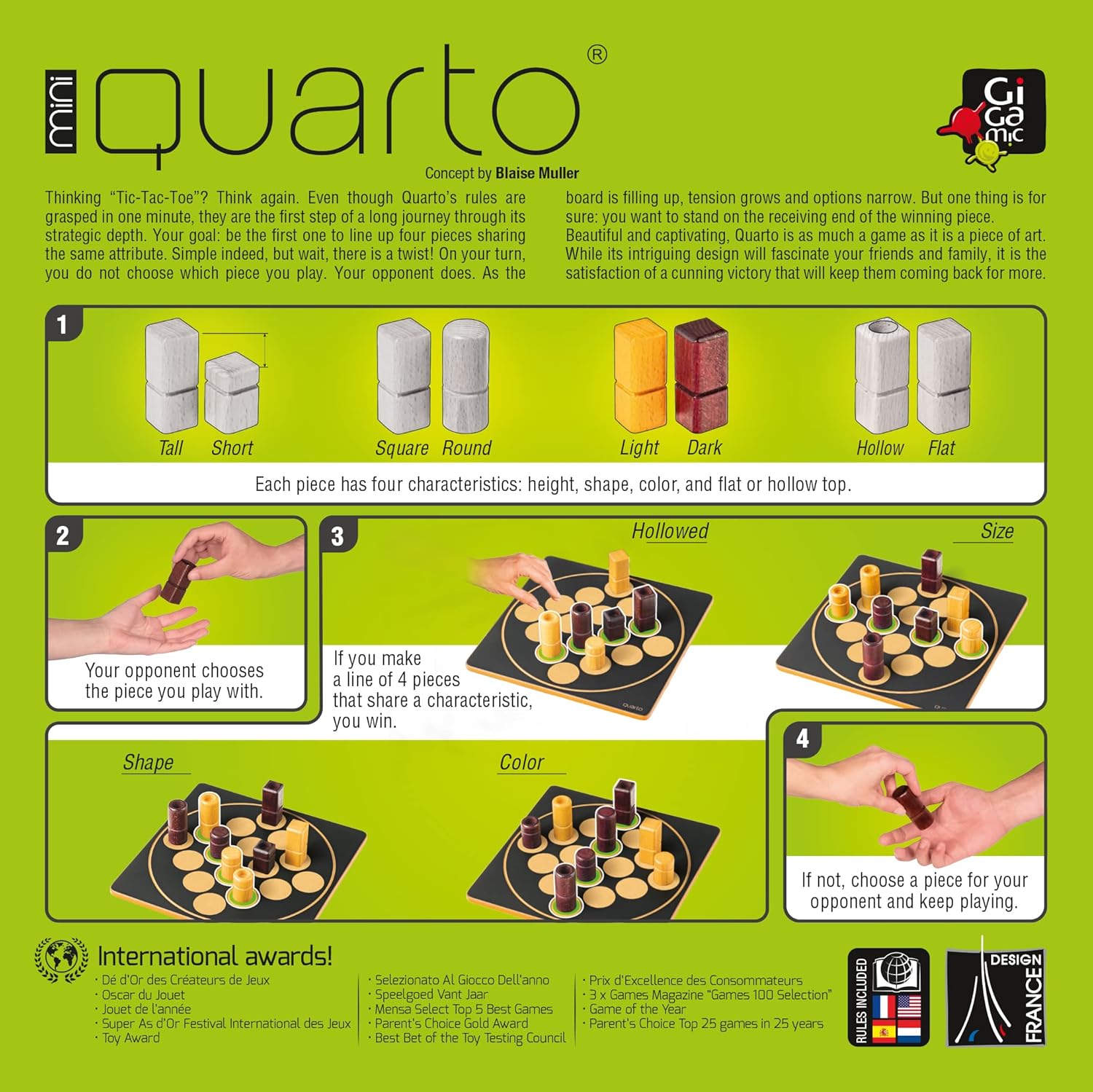 999 Games - 999 Games Quarto Mini - Breinbreker