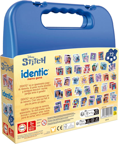 Educa - Identic Stitch Educatief Geheugenspel voor kinderen met 72 kaarten. Vind koppels en werk aan basisvaardigheden zoals gezichtsscherpte, aandacht en geheugen. Al 3 jaar (20315