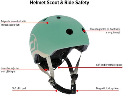 Scoot and Ride Uni - Baby Scoot & Ride Kinderhelm, roze, maat S