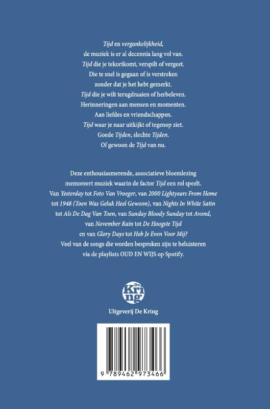 Oud en Wijs: Tijd en vergankelijkheid in songs