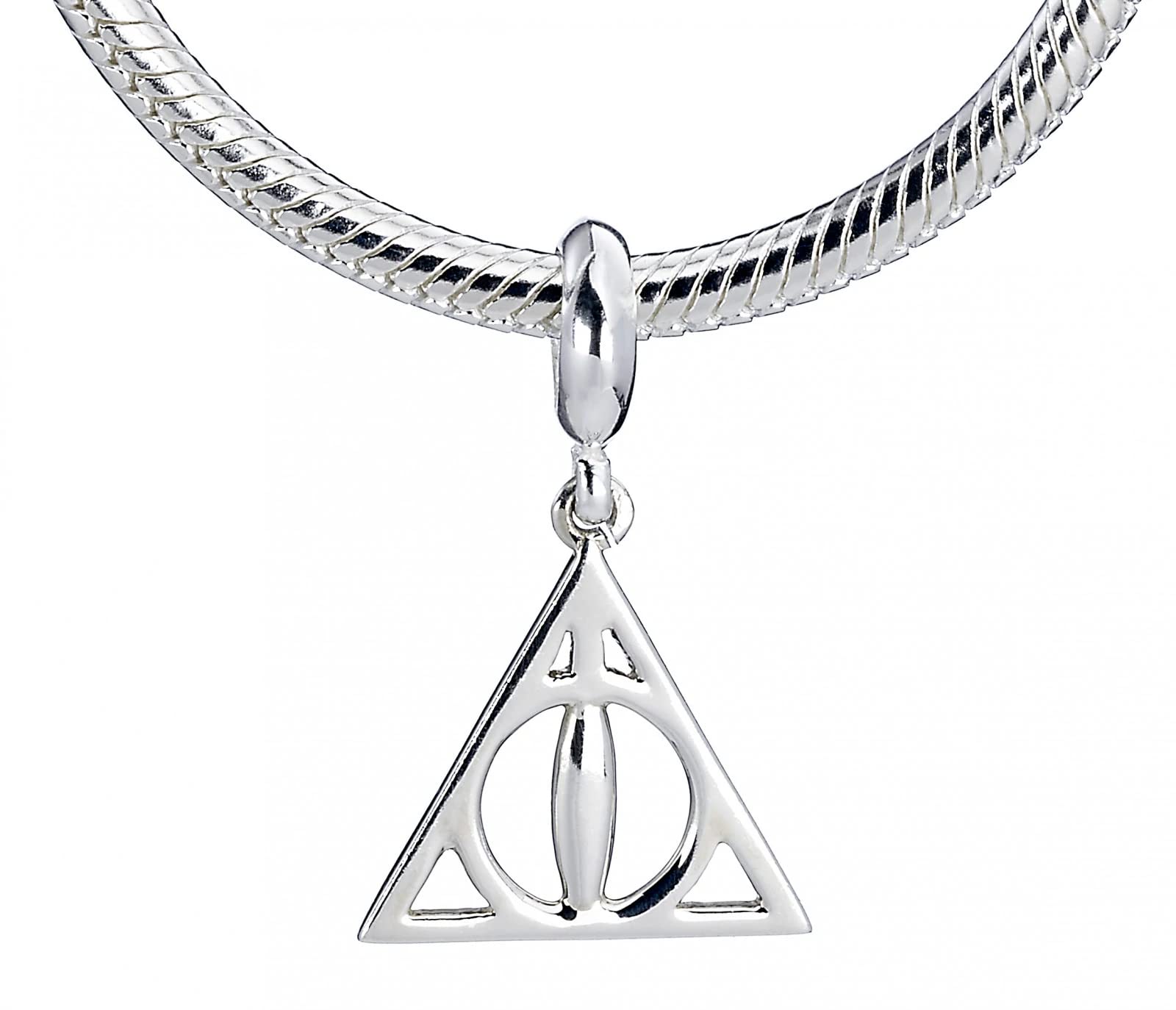 Harry Potter Sterling Silver Deathly Hallows Slider Charm