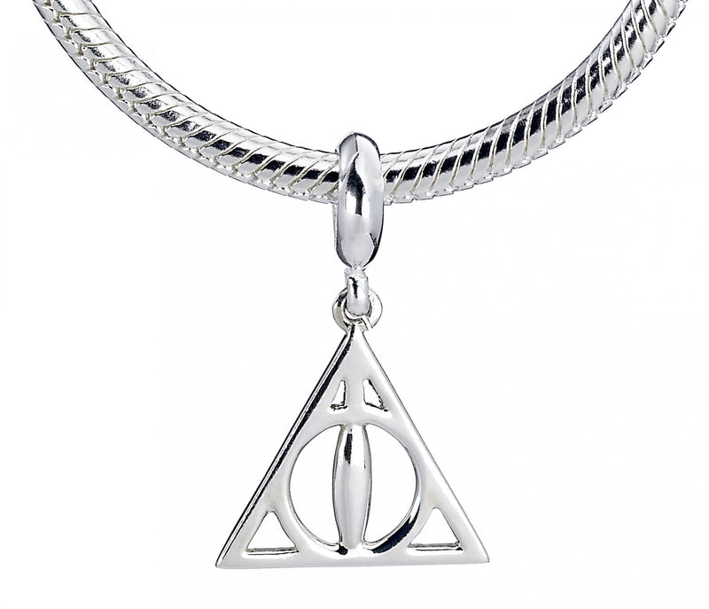 Harry Potter Sterling Silver Deathly Hallows Slider Charm