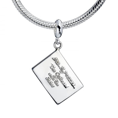 Harry Potter The Carat Shop Sterling Acceptance Letter Slider Charm, Silver