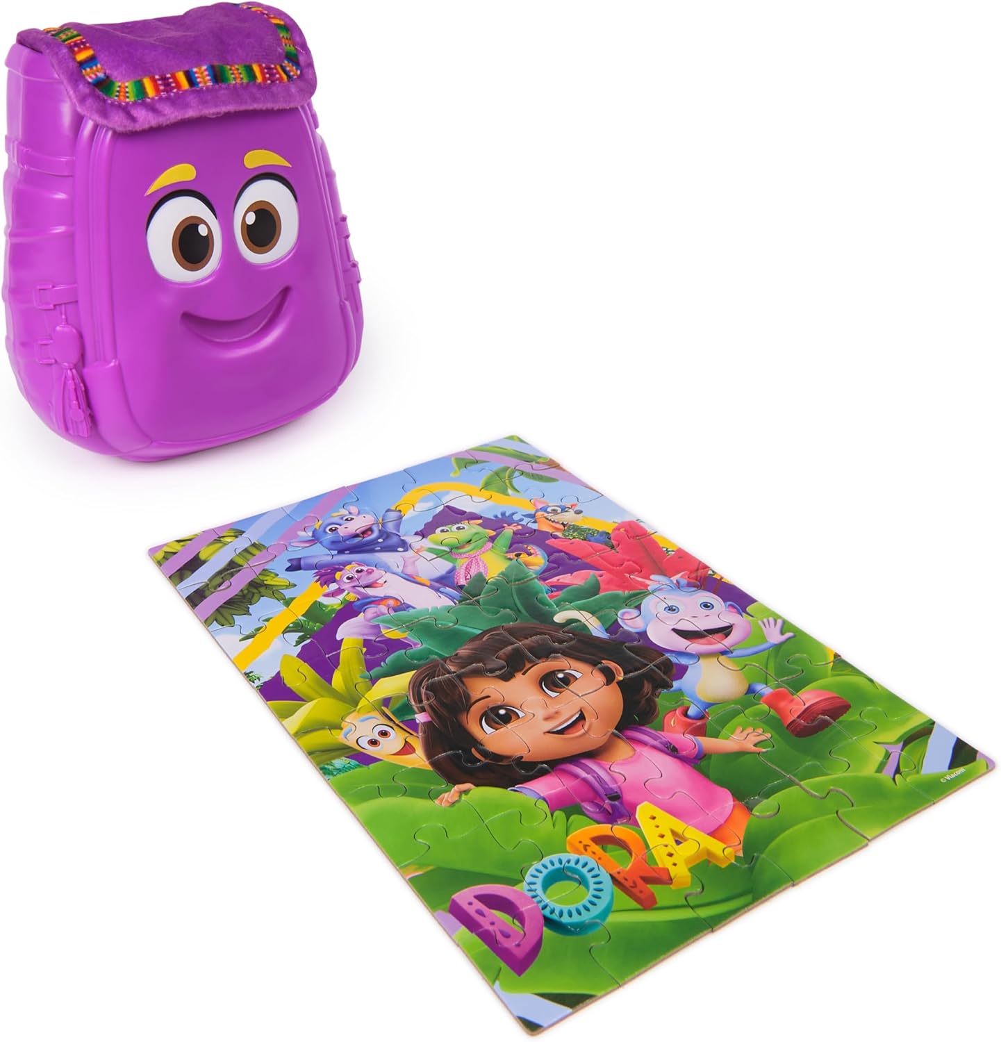 Spin Master Games Kids Puzzle DoraBackpack 3-in-1 Puzzle