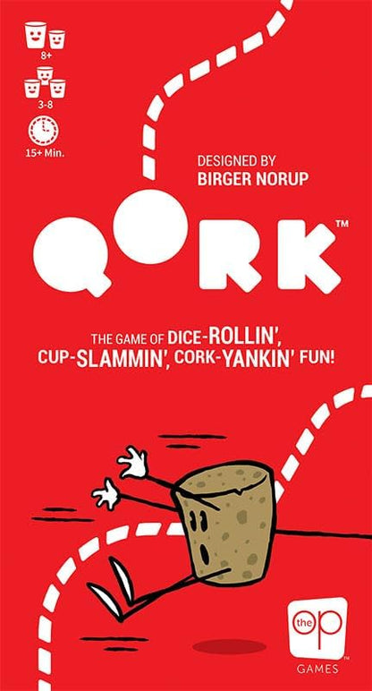 USAopoly | Qork | Party Dice Game | Ages 8+ | 3-8 Players | 15+ Minutes Playing Time