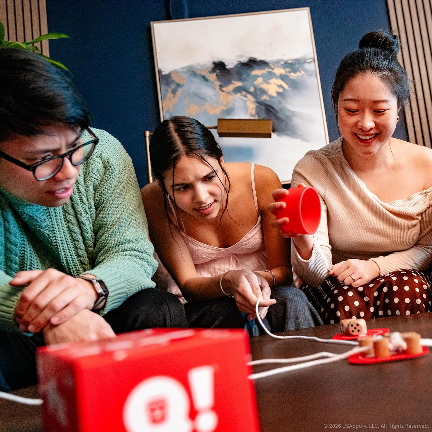 USAopoly | Qork | Party Dice Game | Ages 8+ | 3-8 Players | 15+ Minutes Playing Time