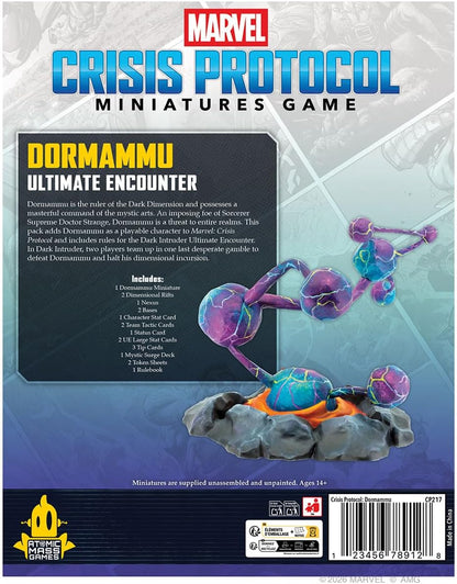 Asmodee | Marvel: Crisis Protocol – Dormammu Ultimate Encounter | Miniatures Game | Ages 14+ | 2 Players | 45 Minutes Playing Time