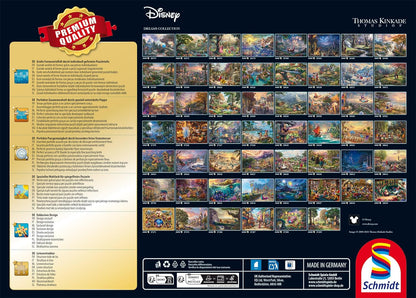 Schmidt Spiele Disney Fox and Hound Thomas Kinkade 58050 Puzzle 1000 Pieces