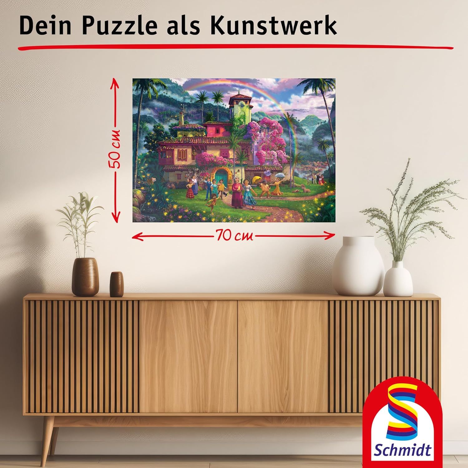 Schmidt Spiele 58051 Disney Encanto Thomas Kinkade Jigsaw Puzzle 1000 Pieces