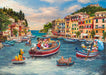 Schmidt Spiele 58053 Disney, Mickey & Minnie in Italy, Thomas Kinkade, 1000 Piece Jigsaw Puzzle