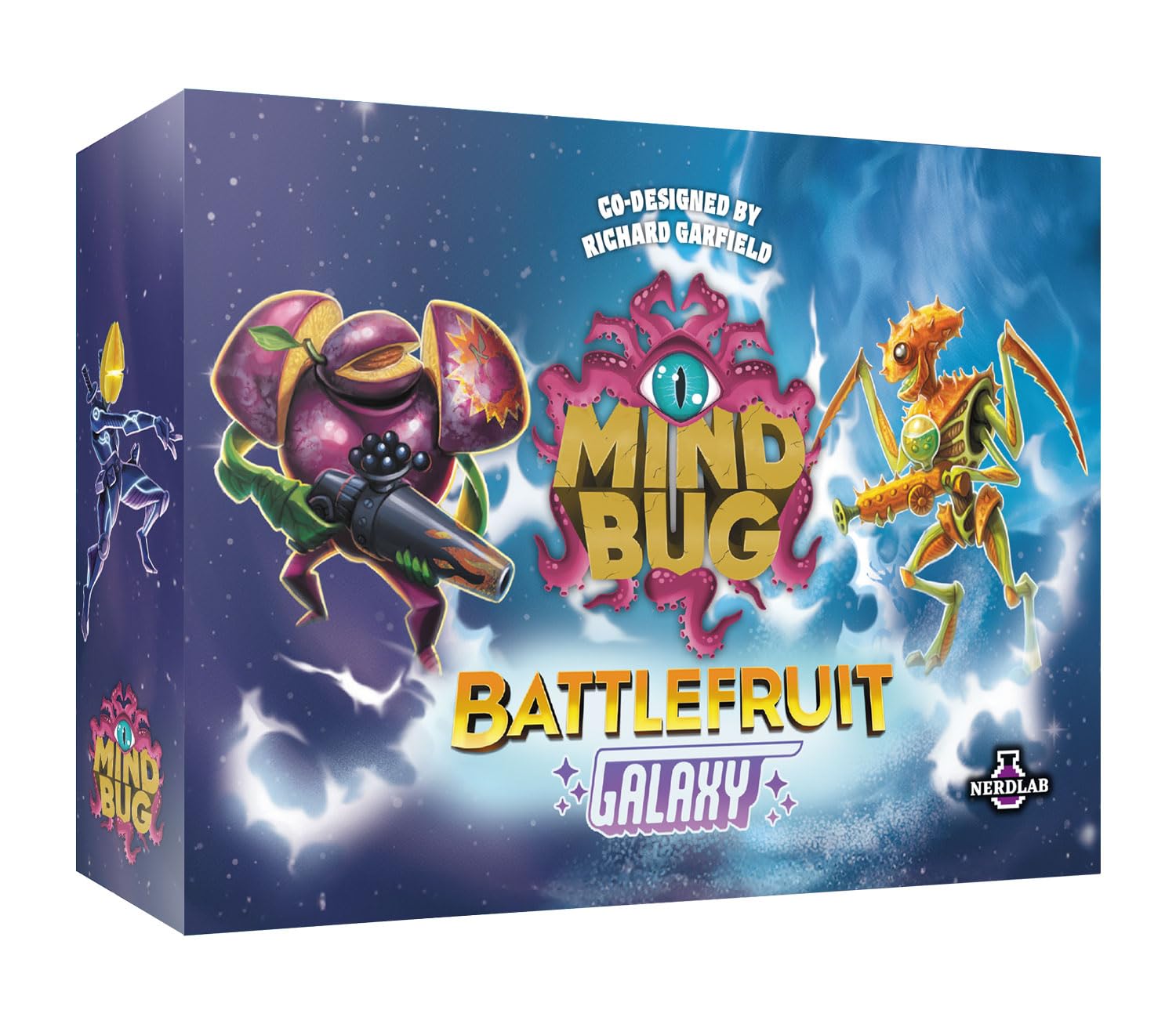 Mindbug - Battlefruit Galaxy, Strategy Card Game, 2 Players, 8+ Years, 15-25 Mins, (English