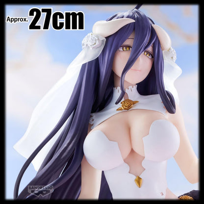 Banpresto Albedo Overlord Action Figure - Glitter&Glamours - Wedding Ver. 27 cm - BP29874P Multicolor - Collectible Figure - Ideal for Anime Fans