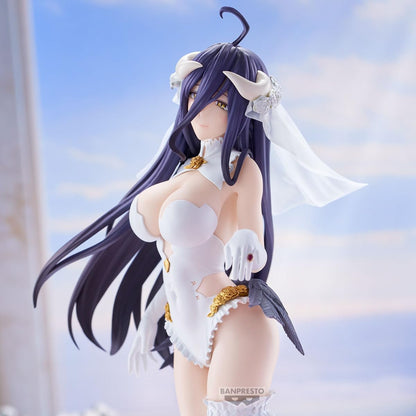 Banpresto Albedo Overlord Action Figure - Glitter&Glamours - Wedding Ver. 27 cm - BP29874P Multicolor - Collectible Figure - Ideal for Anime Fans