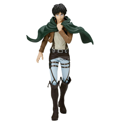Banpresto Eren Yeager Attack On Titan Actiefiguur, 28 cm, BP29875P, meerkleurig, verzamelfiguur, ideaal voor anime-fans