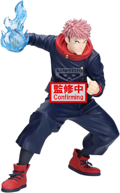 Banpresto Action Figure Yuji Itadori Jujutsu Kaisen - Maximatic 20 cm - BP29882P Multicolor - Collectible Figure - Ideal for Anime Fans