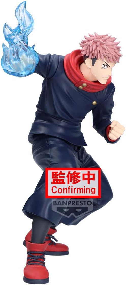 Banpresto Action Figure Yuji Itadori Jujutsu Kaisen - Maximatic 20 cm - BP29882P Multicolor - Collectible Figure - Ideal for Anime Fans