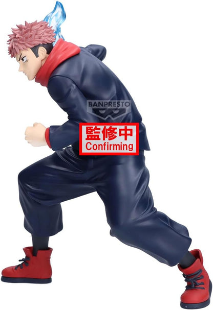 Banpresto Action Figure Yuji Itadori Jujutsu Kaisen - Maximatic 20 cm - BP29882P Multicolor - Collectible Figure - Ideal for Anime Fans