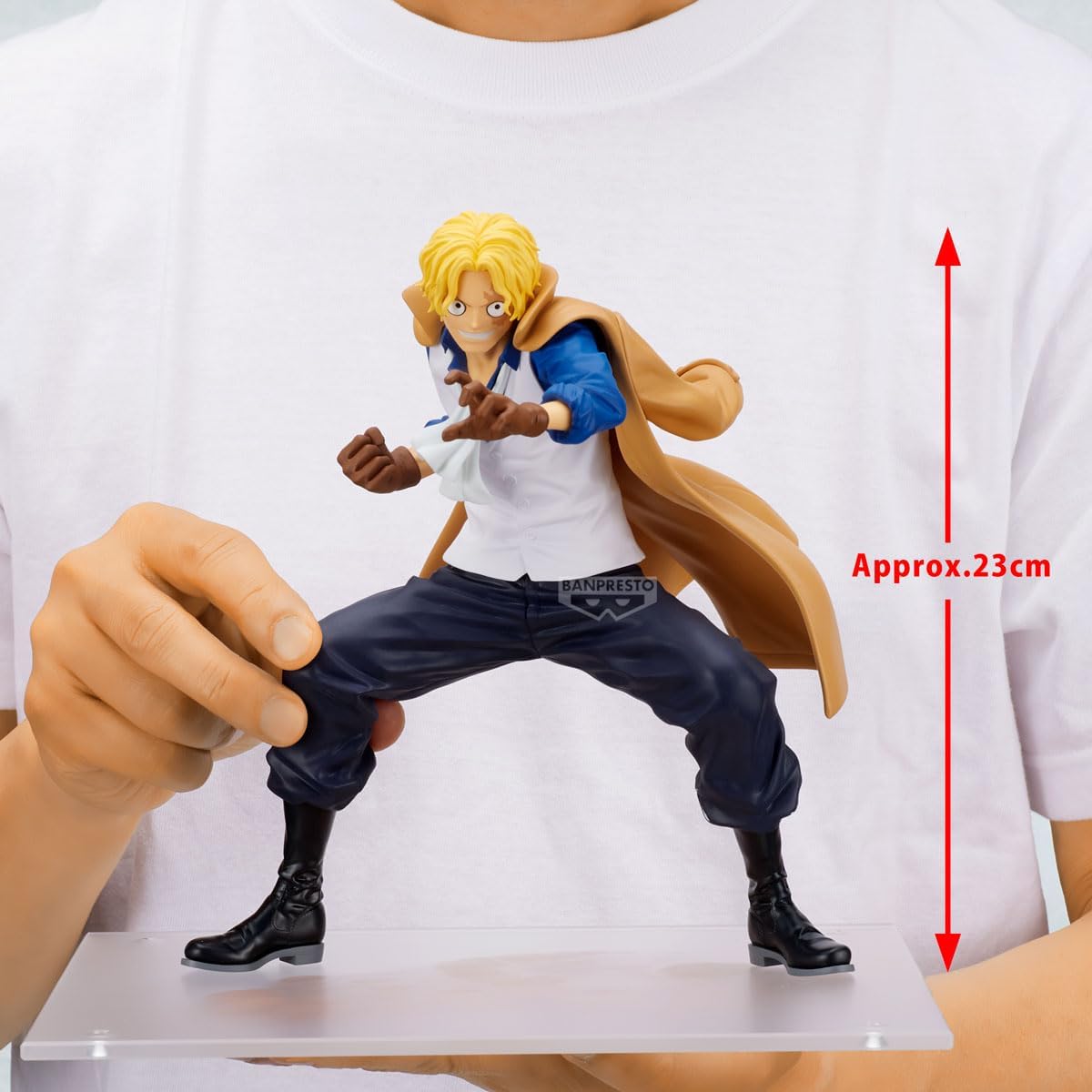 Banpresto Sabo One Piece Action Figure - Grandista 23 cm - BP29916P Multicolor - Collectible Figure - Ideal for Anime One Piece Fans