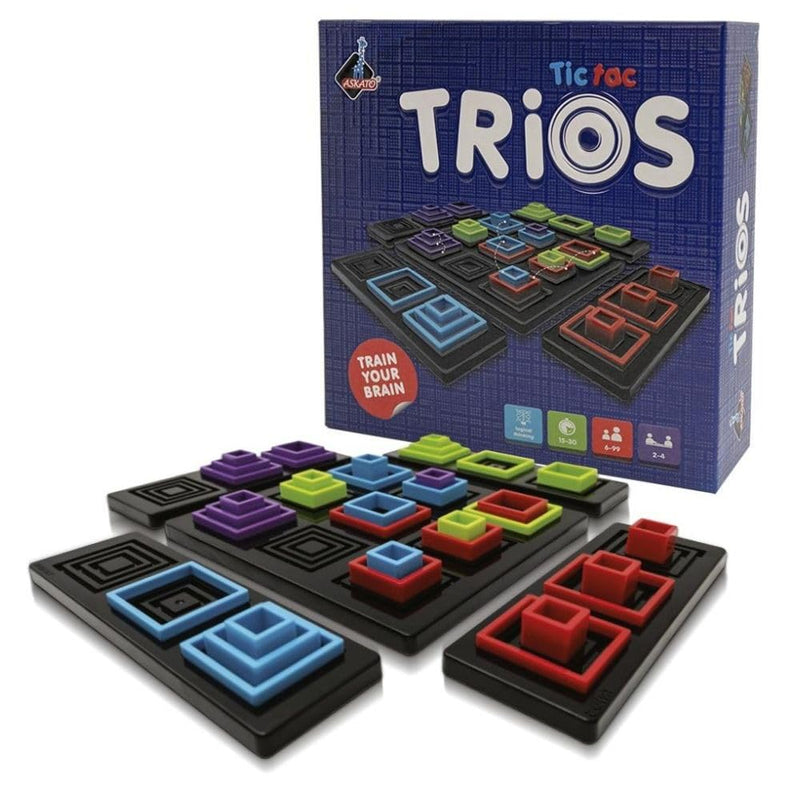 Trios - Opakowanie Ang Polska Gra Logiczna Polish Board Game Po Polsku