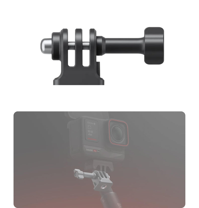 Insta360 Official 3-prong to 1/4'' Adapter for Ace Pro, Action Camera Accessory