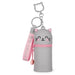 Legami - Kawaii Mini Kawaii Keychain Coin Purse with Spiral Ring, Carabiner and Wrist Strap, Silicone, 5 x 12 x 5 cm