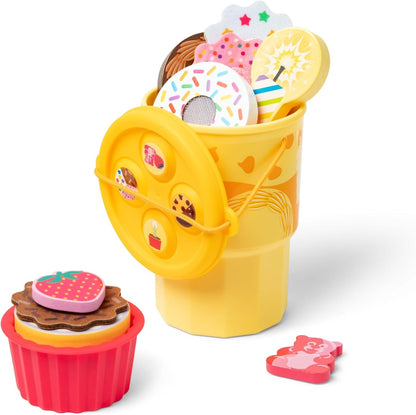 Melissa & Doug - Kuchen & Kekse Spielset für unterwegs - Holzspielzeug