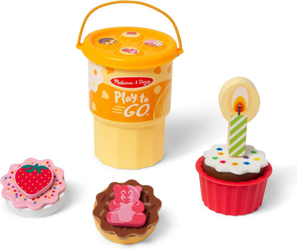 Melissa & Doug - Kuchen & Kekse Spielset für unterwegs - Holzspielzeug