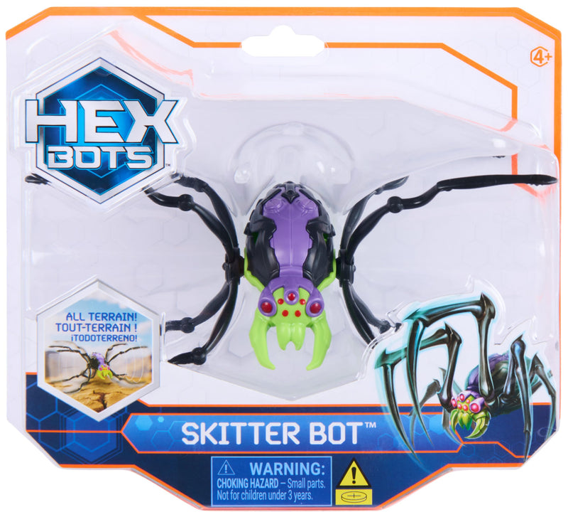 * Hexbots Skitter Bot Green Spider