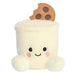 AURORA 34153, Palm Pals Duncan Milk & Cookies, 13cm, Soft Toy, White & Brown