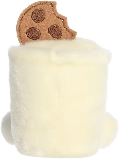 AURORA 34153, Palm Pals Duncan Milk & Cookies, 13cm, Soft Toy, White & Brown