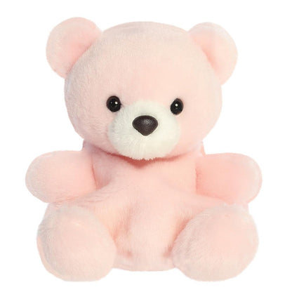 AURORA 34162, Palm Pals Bailey Baby Bear, 13cm, Soft Toy, Pink