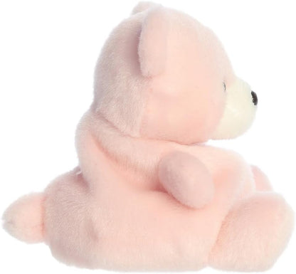 AURORA 34162, Palm Pals Bailey Baby Bear, 13cm, Soft Toy, Pink