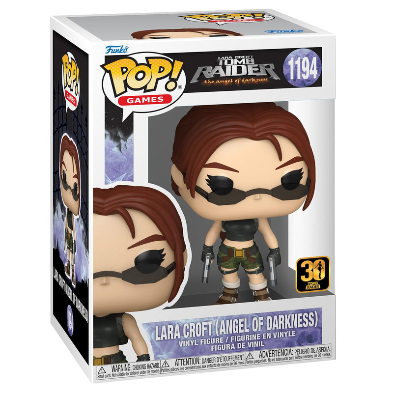 Funko Pop! Games: Tomb Raider - Lara Croft - The Angel of Darkness - Collectable Vinyl Figure - Gift Idea - Official Merchandise - Toys for Kids & Adults - Video Games Fans - for Collectors & Display