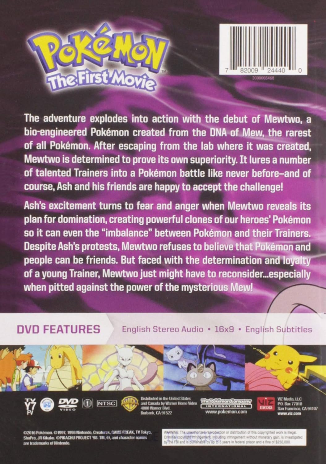 Pokemon The Movie 1: Mewtwo Strikes Back