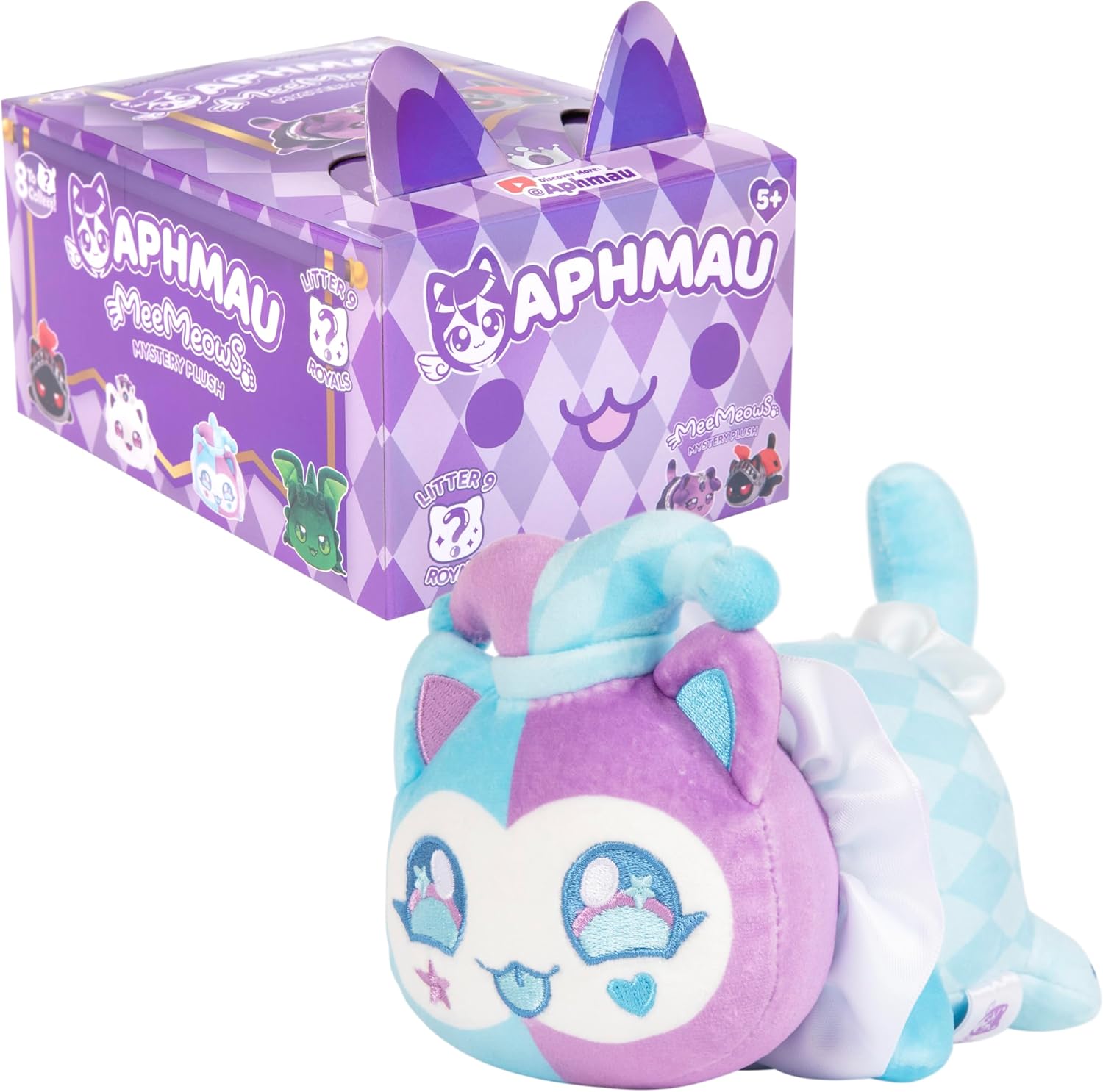 Aphmau MeeMeows Mystery Plush Royals Litter 9 Collectible soft toys Royals collection YouTube toys 8 to collect