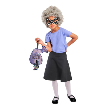Rubies Official David Walliams Gangsta Granny Kids Accessory Set, One Size 4-9 Years Halloween