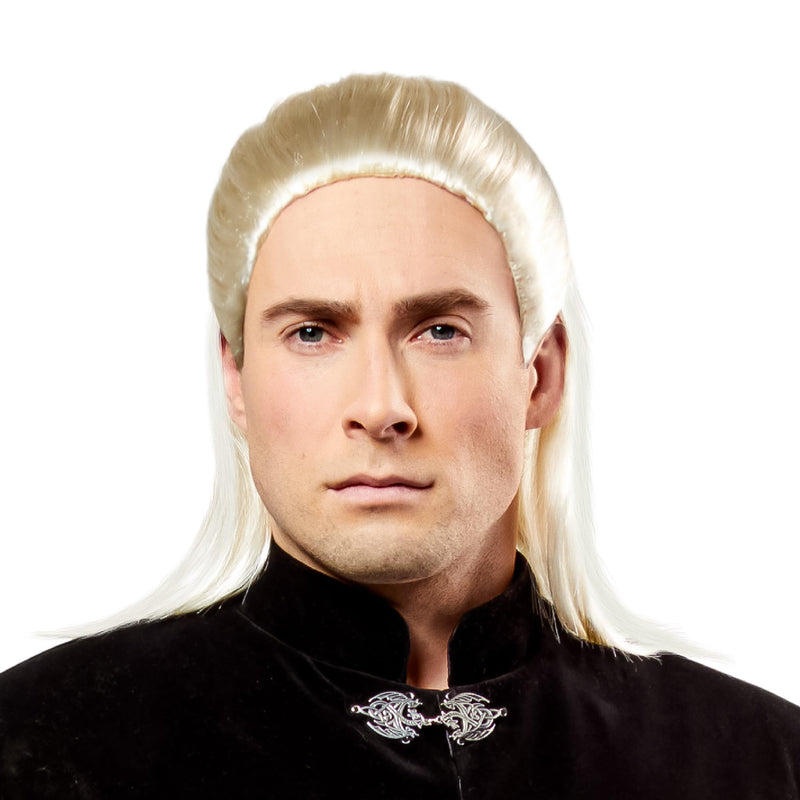 Rubies 2000391NS000 Daemon Targaryen Wig Adults Fancy Dress, White Blonde, One Size Halloween