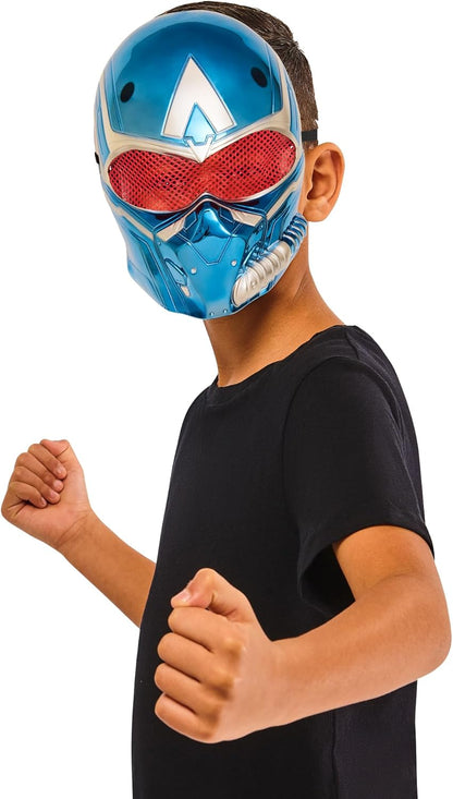 RUBIE'S Rubies Official Marvel Captain America Brave New World Plastic Mask, One Size