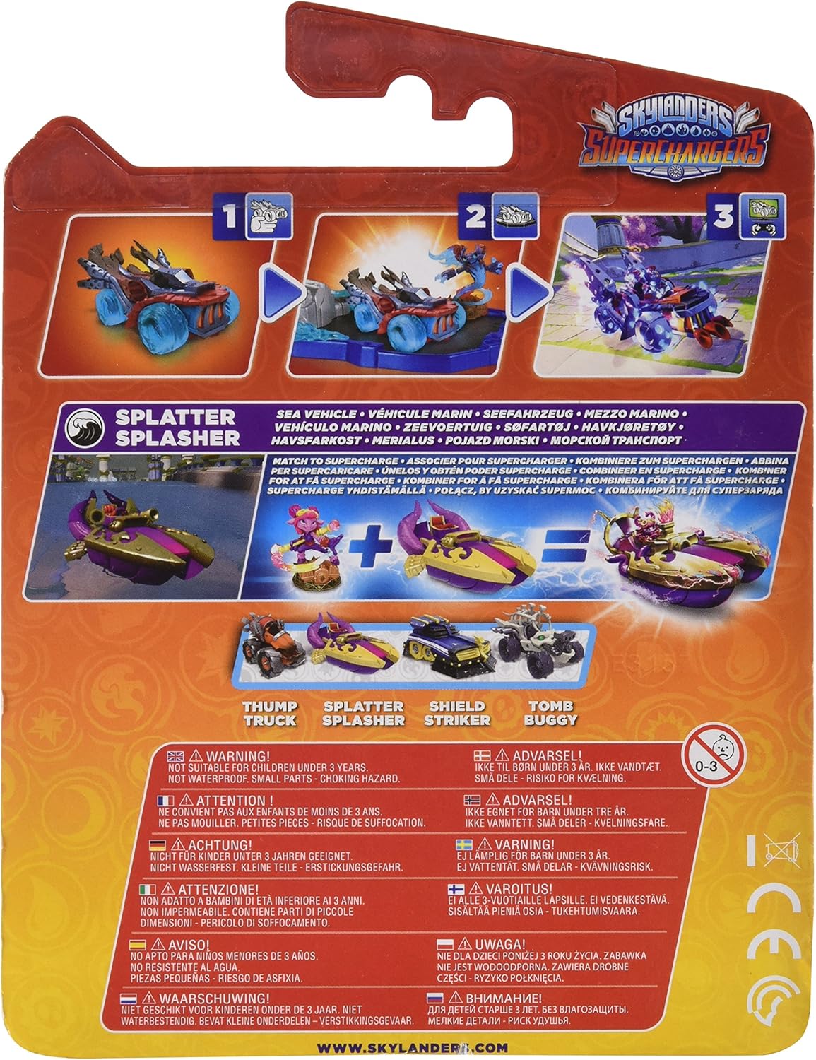 Skylanders SuperChargers Vehicle - Splatter Splasher (PS4/Xbox One/Xbox 360/PS3/Nintendo Wii/Nintendo Wii U/Nintendo 3DS