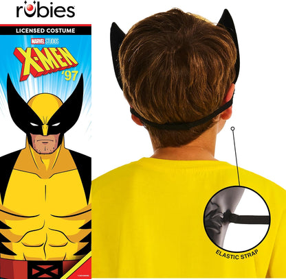 Rubies Official Marvel X-Men '97 Wolverine Child Mask, Kids Superhero Fancy Dress Halloween