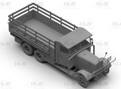 ICM ICM35466 1:35-Henschel 33 WWII German Army Truck, 21 x 6.2 x 7.2 centimetres