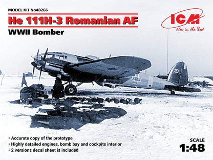 ICM 1:48 - He 111H-3 Romanian AF, WWII Bomber