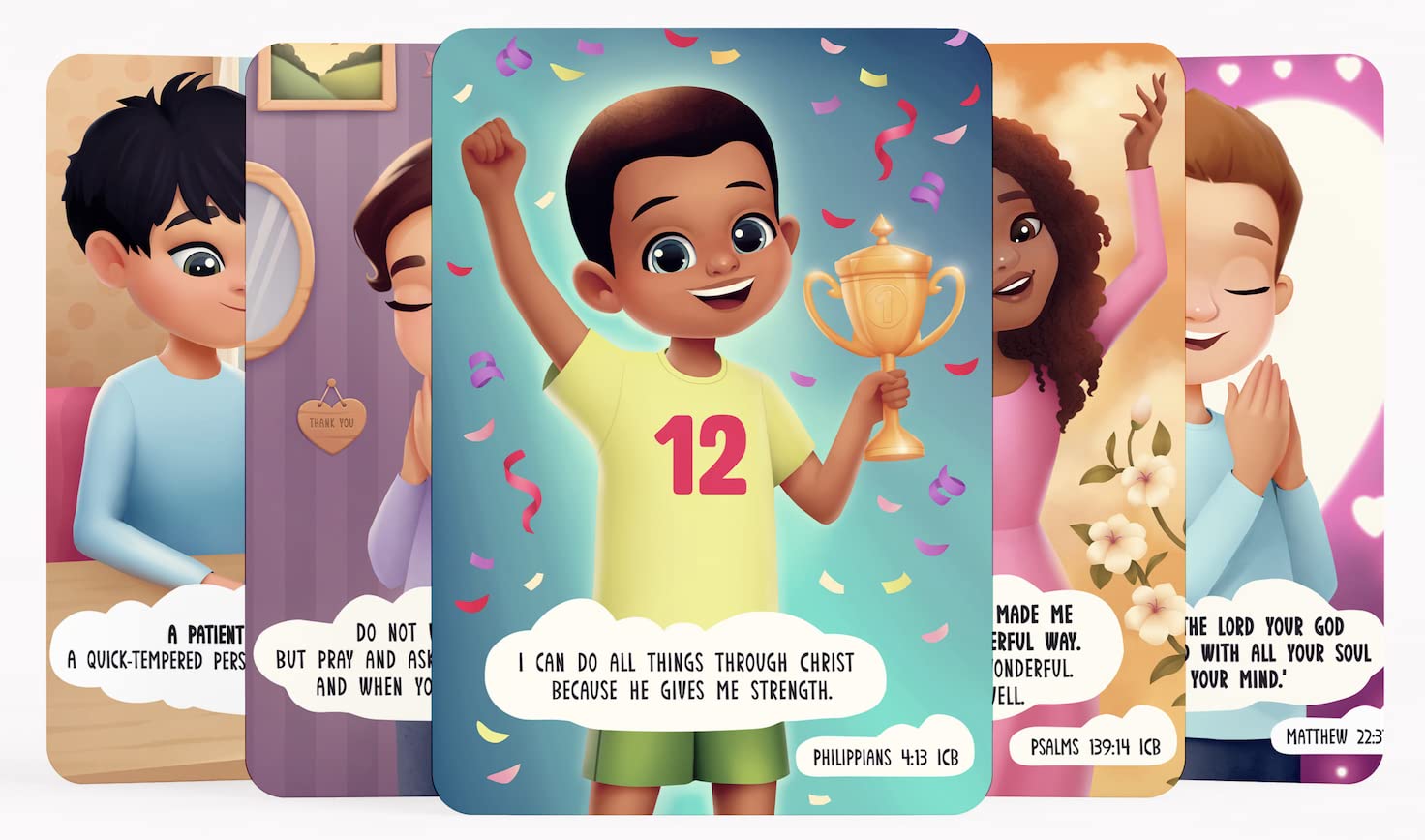 Bible verse memory cards for kids